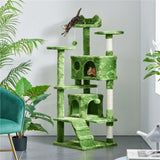 Cat Tree Tower Cat Condo with Scratching Posts & Ladder - Cat Trees - Purr Wish