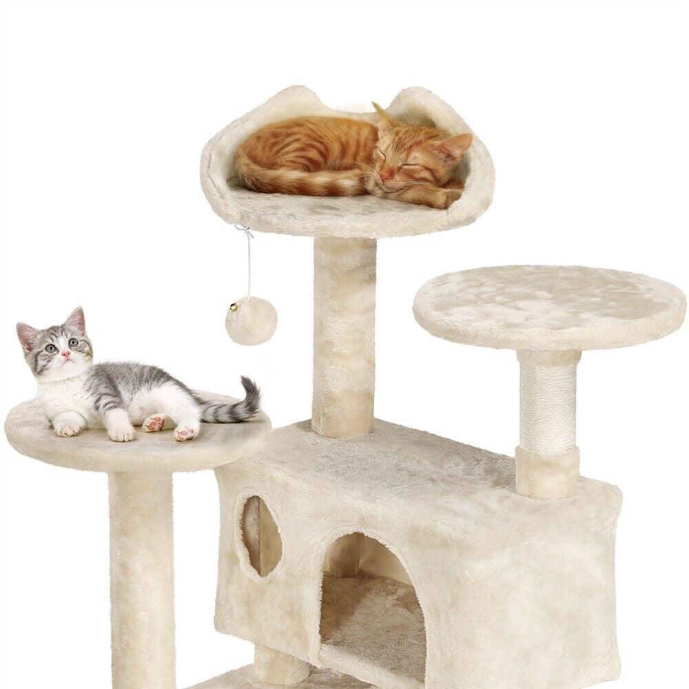 Cat Tree Tower Cat Condo with Scratching Posts & Ladder - Cat Trees - Purr Wish