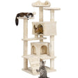 Cat Tree Tower Cat Condo with Scratching Posts & Ladder - Cat Trees - Purr Wish