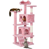 Cat Tree Tower Cat Condo with Scratching Posts & Ladder - Cat Trees - Purr Wish